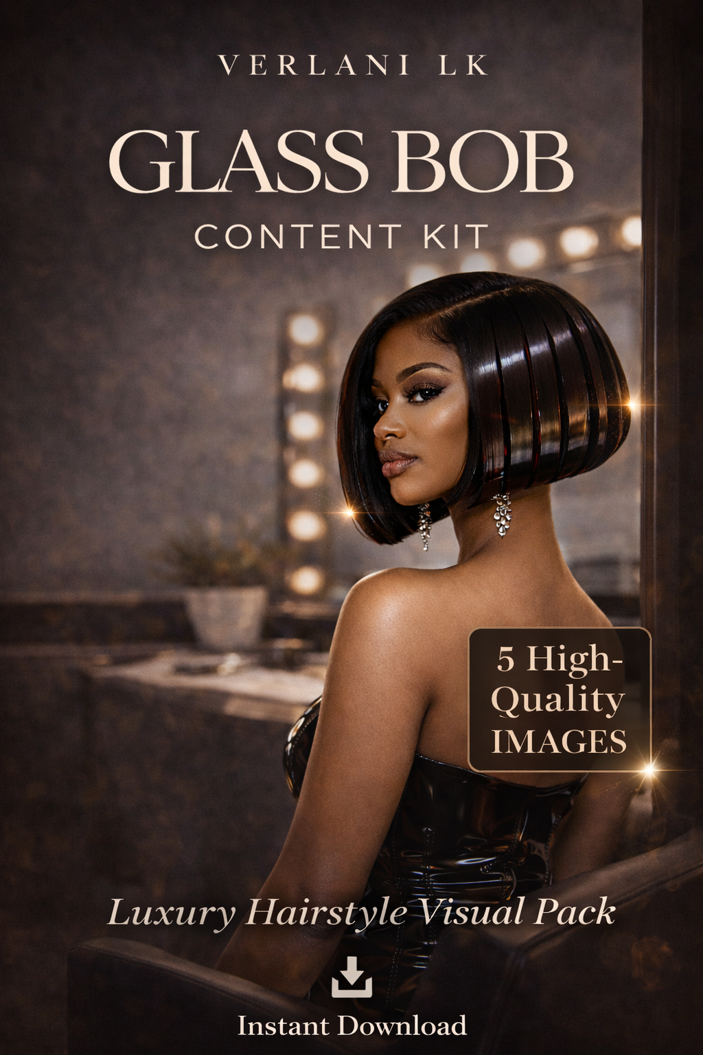 Glass Bob – Luxury Hair Content Pack
