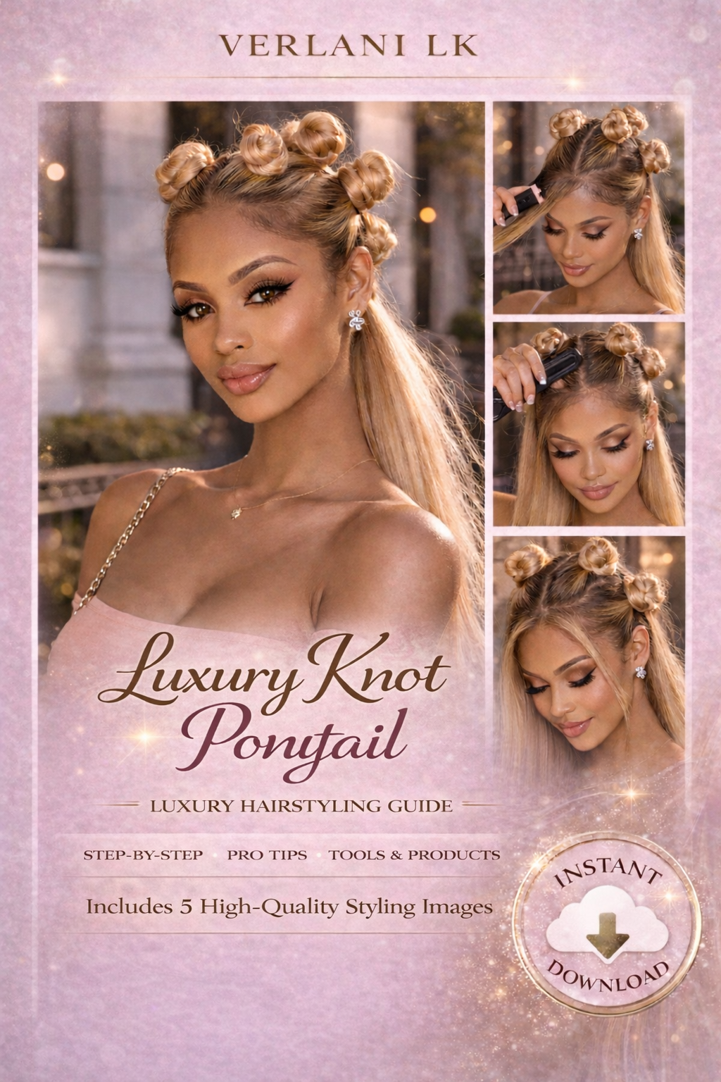 Luxury Knot Ponytail – Hair Content Pack